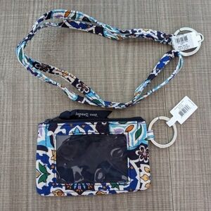 Vera Bradley Floral ID Holder and lanyard